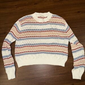 Altar'd State Multicolor Striped Sweater